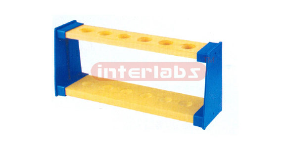 TEST TUBE STAND, WOOD / PLASTIC